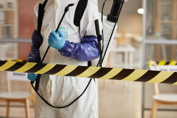 Professional Biohazard Cleanup technician working in Dunning, NE